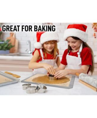 (2 Pack) Silicone Baking Mat Sheet Set - Reusable Baking Mat Nonstick