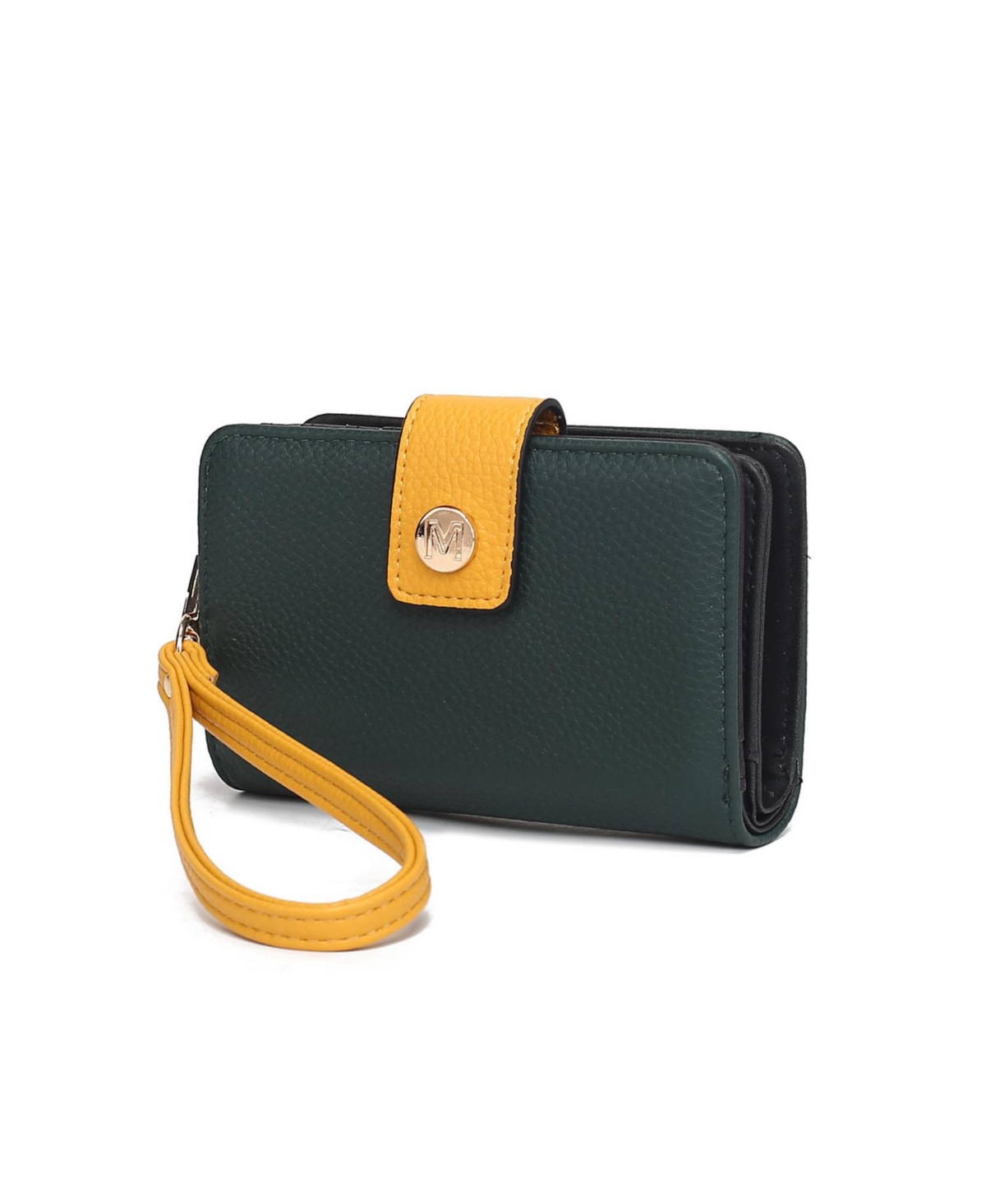 Mkf Collection Shira Color Block Wallet with wristlet by Mia K