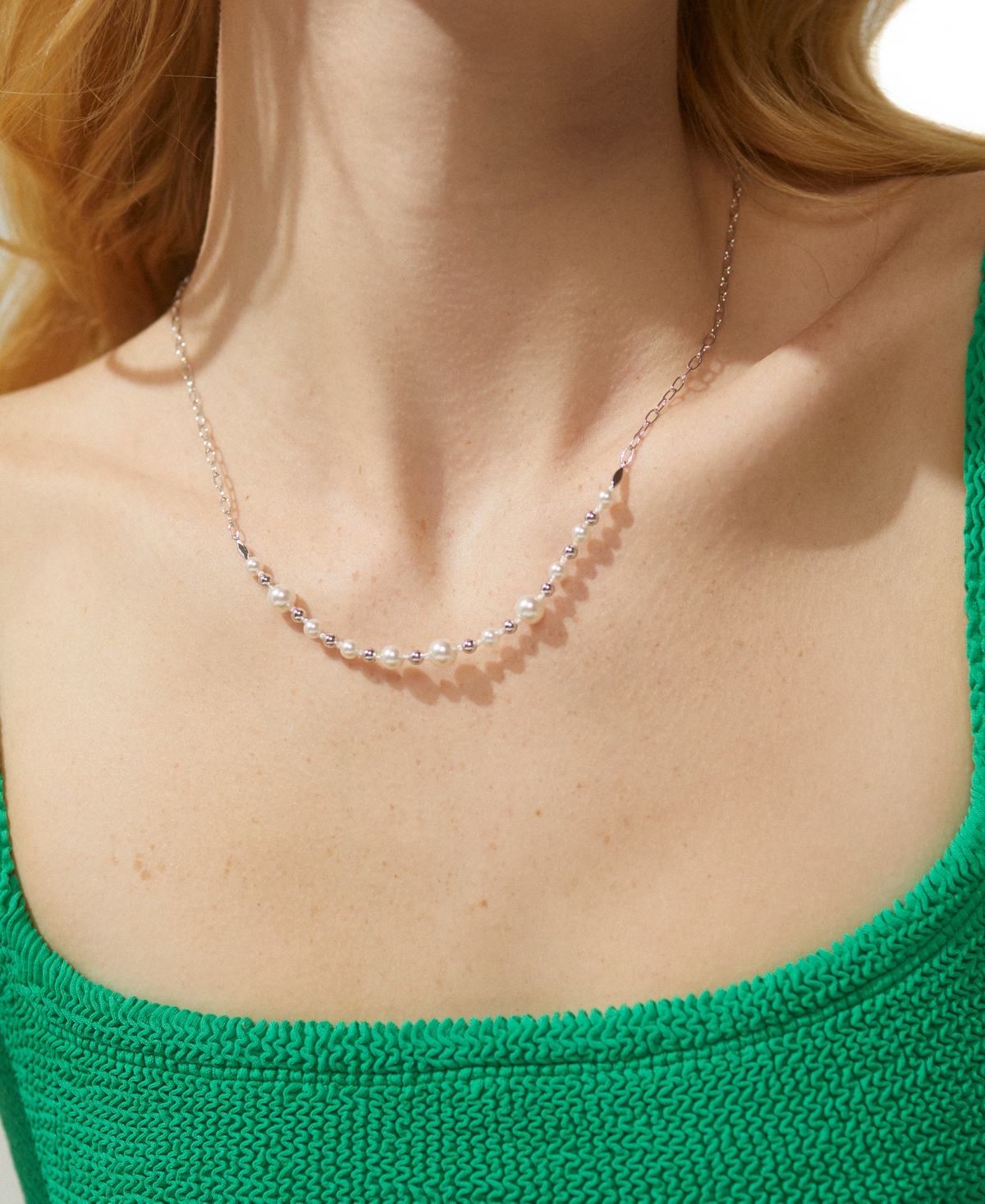 NADRI AJOA BY NADRI 18K GOLD-PLATED IMITATION PEARL STATEMENT NECKLACE, 16" + 2" EXTENDER 