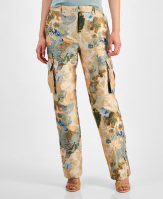 GUESS - Women's Ida Jacquard Cargo Pants