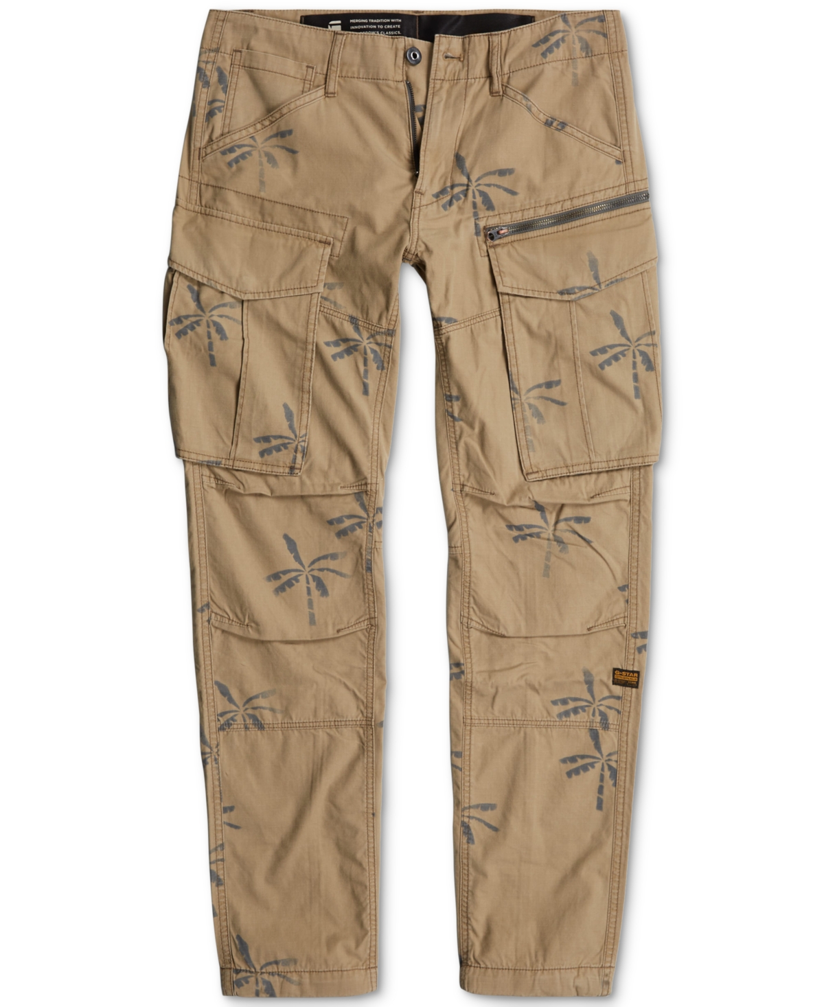 G-Star Raw Men's Regular-Fit Palm Tree Cargo Pants, Created for Macy's