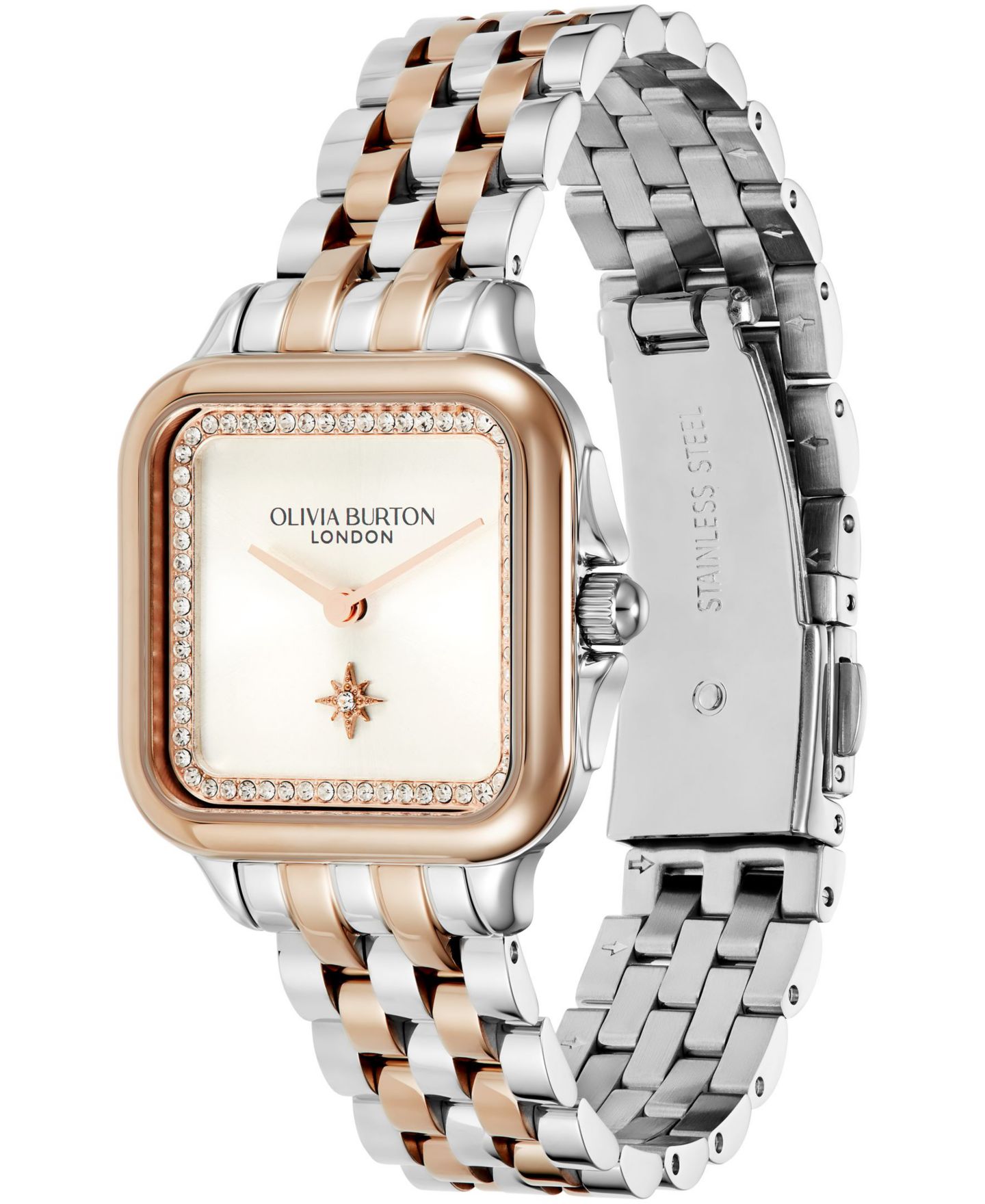 Женские часы Olivia Burton Grosvenor Two-Tone Stainless Steel Watch 28mm — фото 2