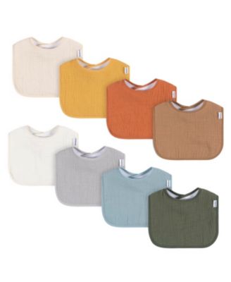 Baby Muslin 8 Pack Drooling Bibs