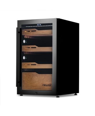 840 Count Electric Cigar Humidor, Built-in Humidification System with Opti-Temp Heating and Cooling Function, Precision Temperature, LED Lighting, and Peek-In Spanish Cedar Drawers