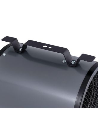 2-in-1 Freestanding or Ceiling/Wall Mounted 240v Electric Garage Heater, 500 sq. ft. with Remote Control, Perfect for Garages