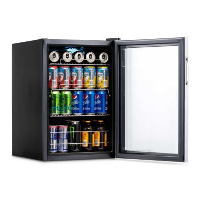 90-Can Freestanding Beverage Cooler Refrigerator