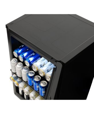 125-Can Freestanding Beverage Cooler Refrigerator with Party & Turbo Mode