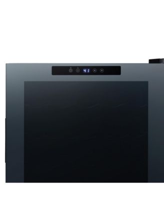 Shadow Series Wine Cooler Refrigerator 51 Bottle, Freestanding Mirrored Wine Fridge with Double-Layer Tempered Glass Door & Compressor Cooling for Reds, Whites, and Sparkling Wine, 41f-64f Digital Temperature Control