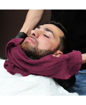 Bleach-Safe Cotton Salon Towels (12 Pack), Jr. Size 16x27 in., Solid Color, Absorbent Hair Drying Towel, Perfect for Salon and Spa