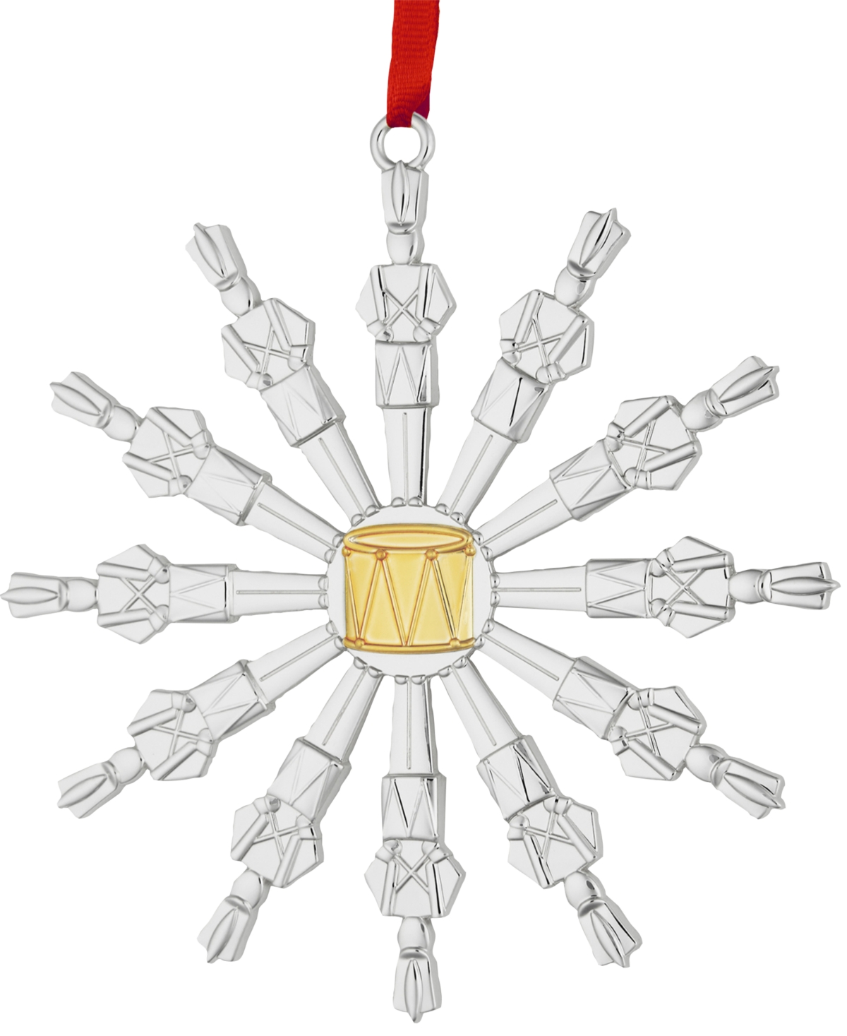 Nambe 12 Days Of Christmas Drummer Holiday Ornament In Silver
