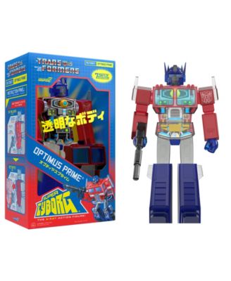 Transformers Super Cyborg - Optimus Prime Clear Red / Blue