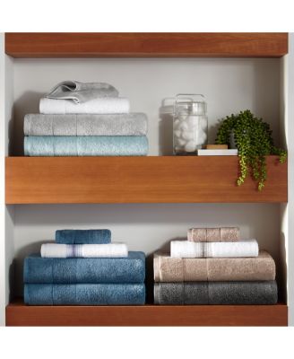 Luxury Turkish Bath Towels, 2-Pack, 600 GSM, Extra Soft  Plush, 30x60, Solid Color Options with Dobby Border