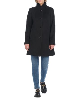 kate spade new york - Women's Single-Breasted Stand-Collar Coat