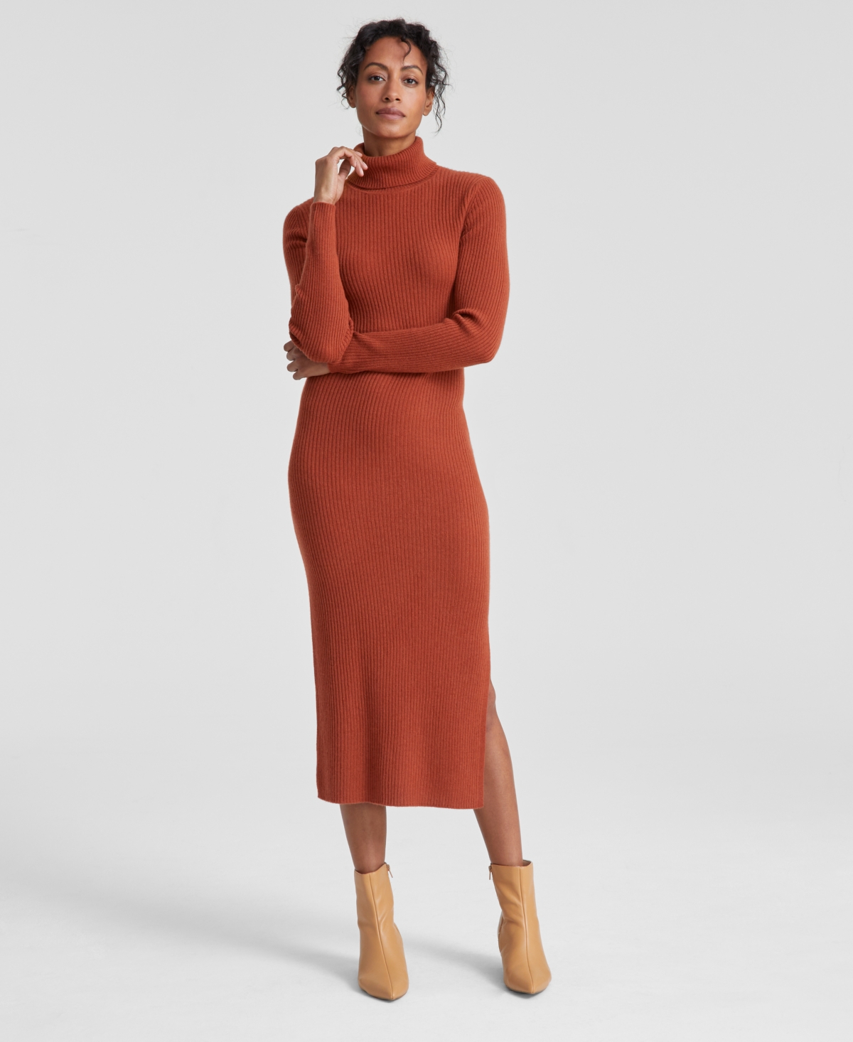 Charter club cashmere turtleneck sweater discount
