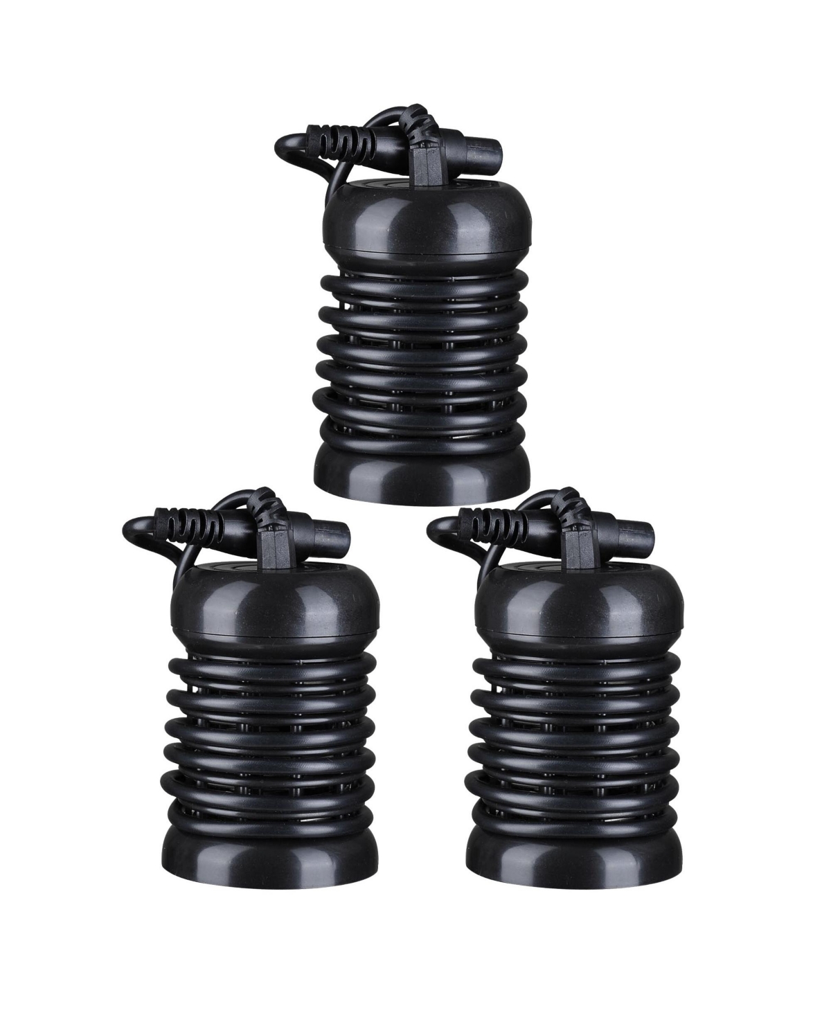 3 Pack Round Arrays for Ionic Detox Foot Bath Spa Cleanse Machine Replacement - Black