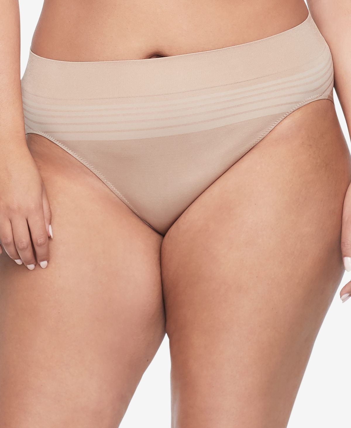 WARNER'S WARNERS NO PINCHING, NO PROBLEMS DIG-FREE COMFORT WAIST SMOOTH AND SEAMLESS HI-CUT RT5501P 