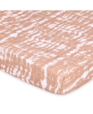 Pack n Play, Mini Crib, Portable Crib or Fitted Playard Sheets for Baby Girl, Boho Tie Dye, 3 Pack Set