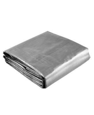 24x30 Ft Waterproof Poly Tarp with 25 Ball Bungees Protect Cover 10mil Tarpaulin