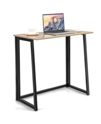 31 Inch Space-saving Folding Computer Desk for Home Office