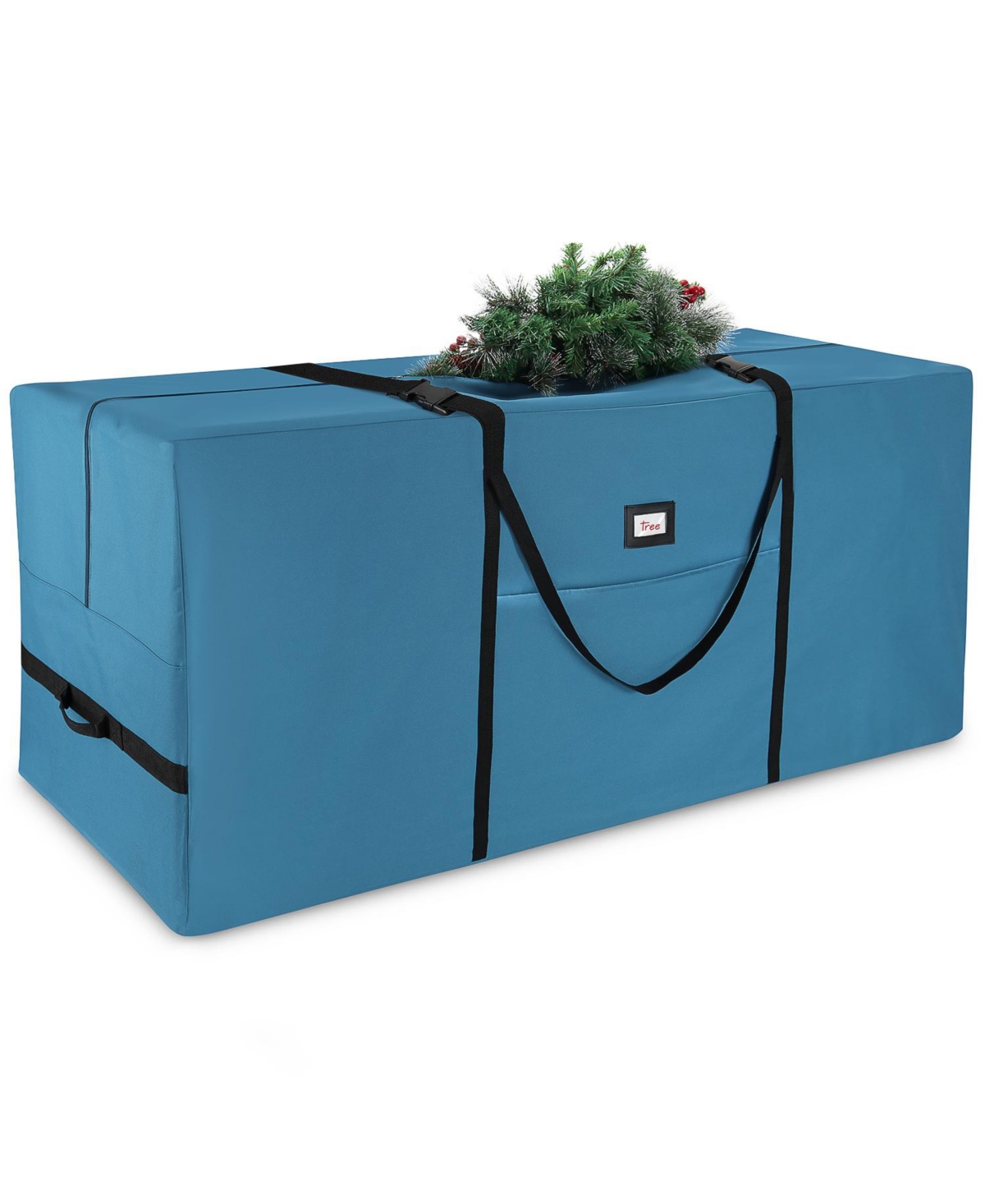Christmas Tree Storage Bag with Reinforced Handles & Dual Zipper - 7.5 ft - Blue