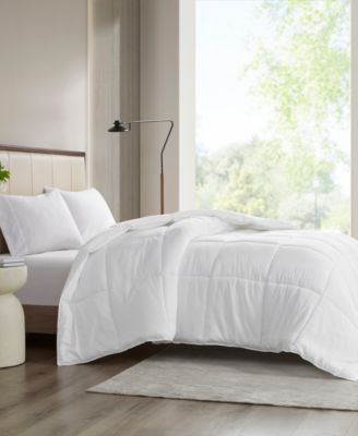 Winfield Cotton Percale Luxury Down Alternative Comforter, Full/Queen