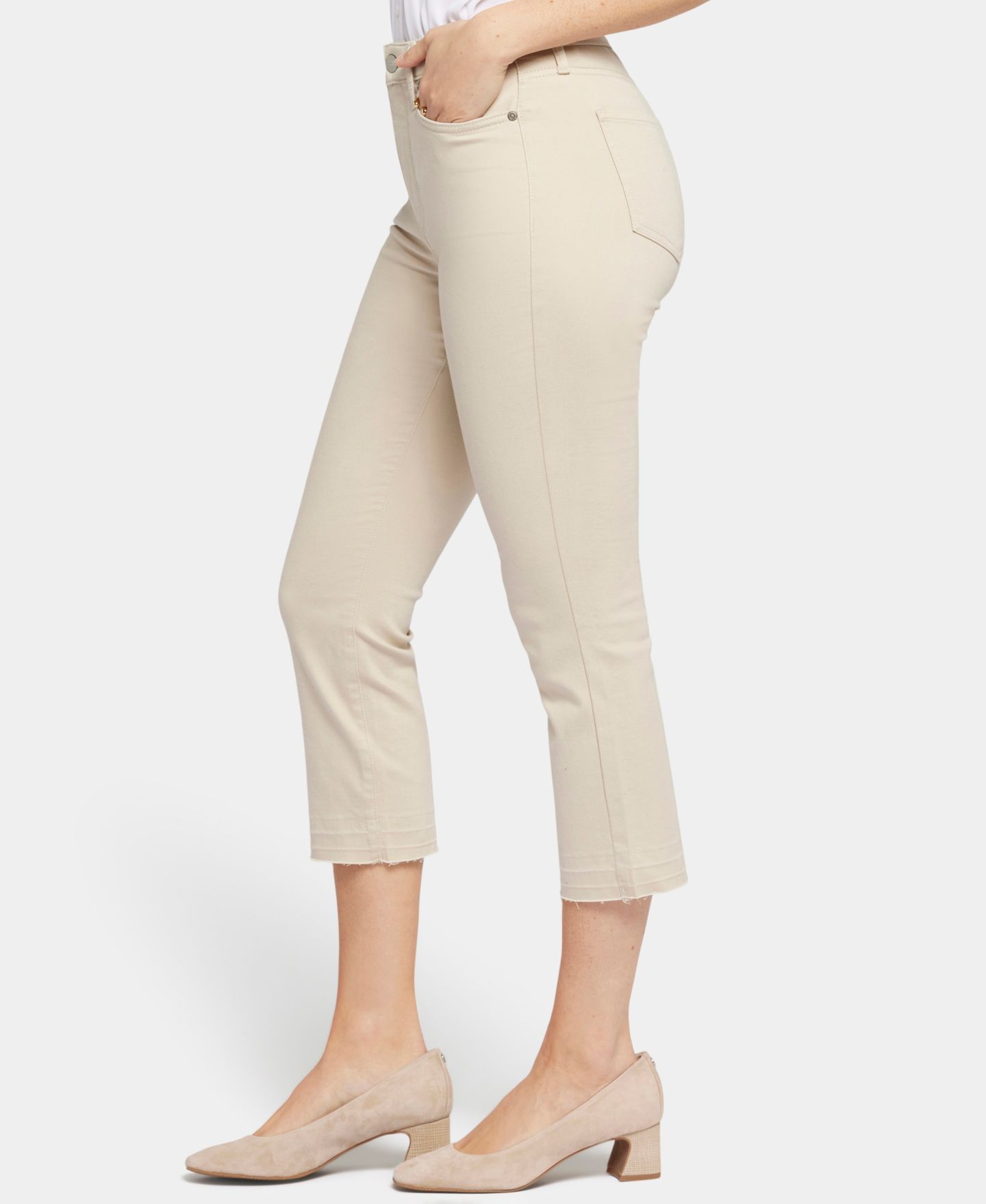 Женские джинсы NYDJ Chloe Capri, цвет: Feather — фото 3