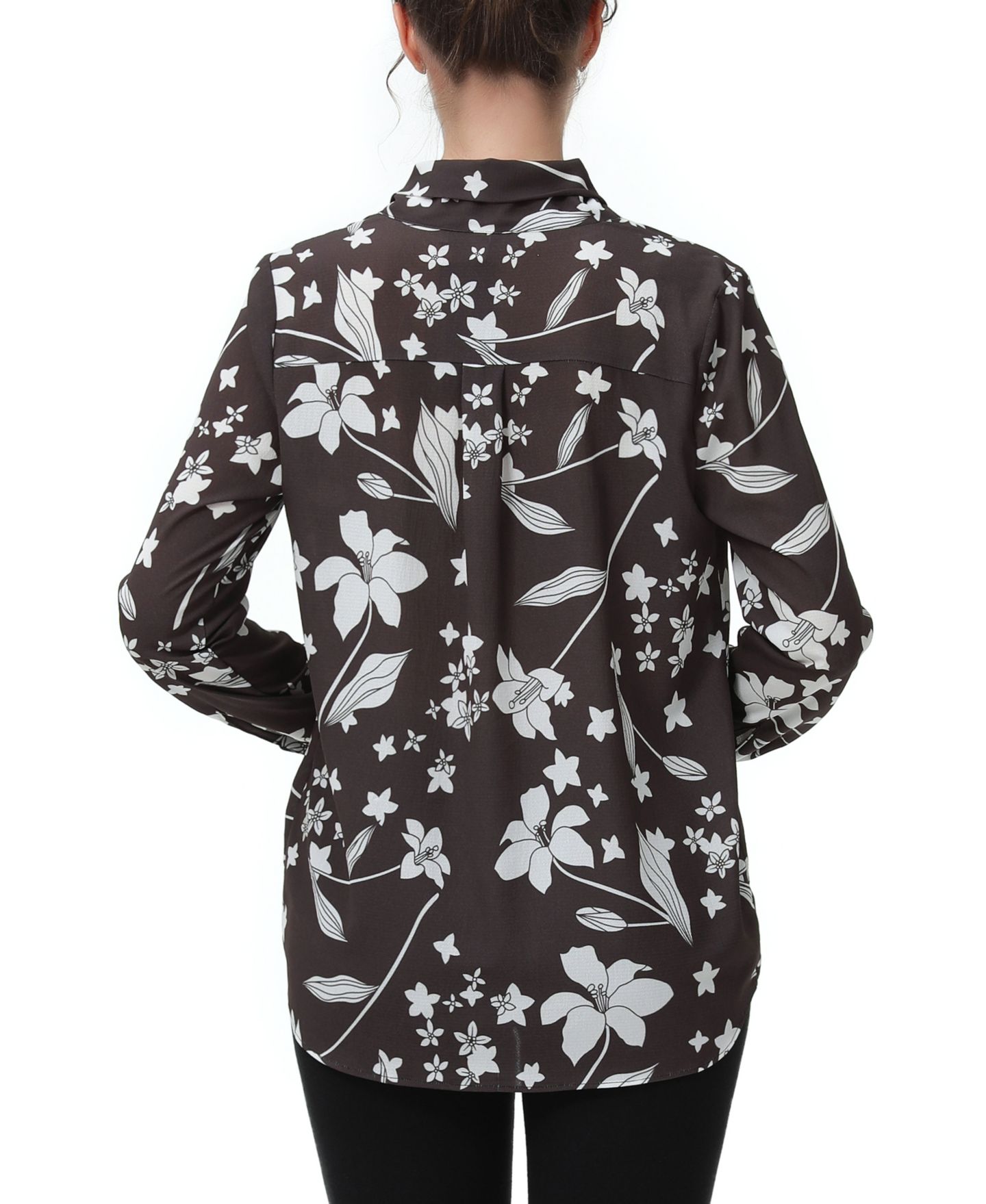 Женская блузка kimi + kai Tie Neck Nursing Blouse, цвет: Разноцветный — фото 2