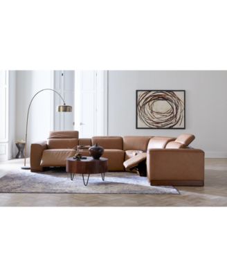 MACY'S LOVRO LEATHER SECTIONAL COLLECTION CREATED FOR MACYS 
