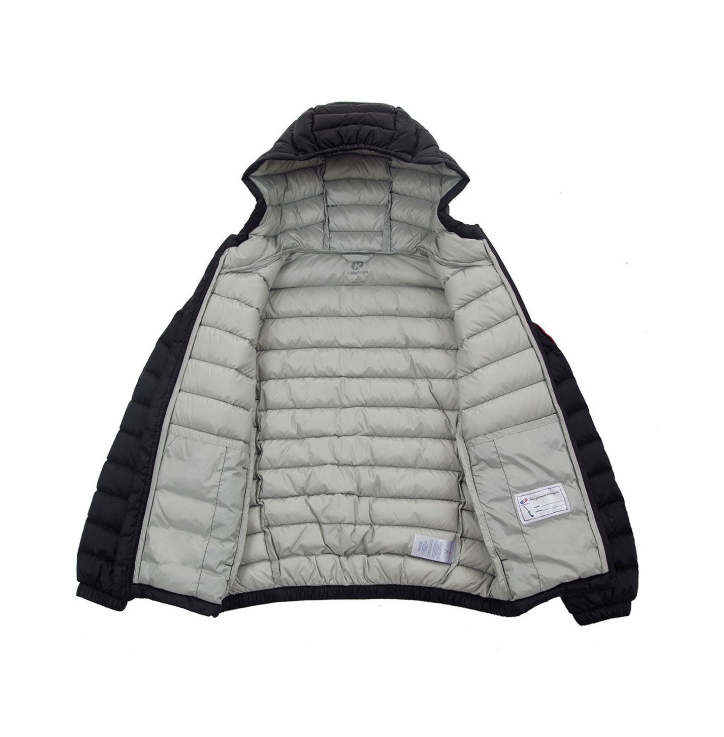 Куртка Rokka&Rolla Ultra Light Packable Down Puffer Jacket для мальчиков, цвет: Чёрный — фото 7