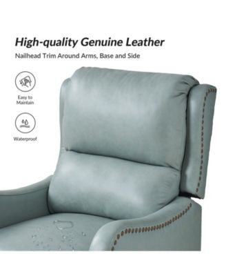 1 piece Leather Pushback Recliner chair