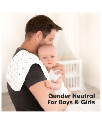 5pk Softe Muslin Burp Cloths for Baby Girls and Boys, Organic Burping Cloths for Babies, Baby Burp Clothes