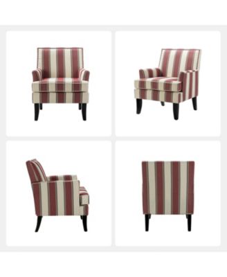 Herrera Classic Upholstered Armchair with Nail Head Trim