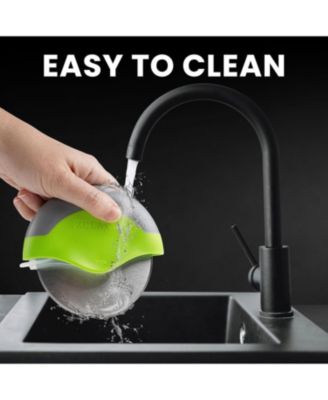 Razor Sharp Stainless Steel Pizza Wheel Cutter With Protective Blade Guard