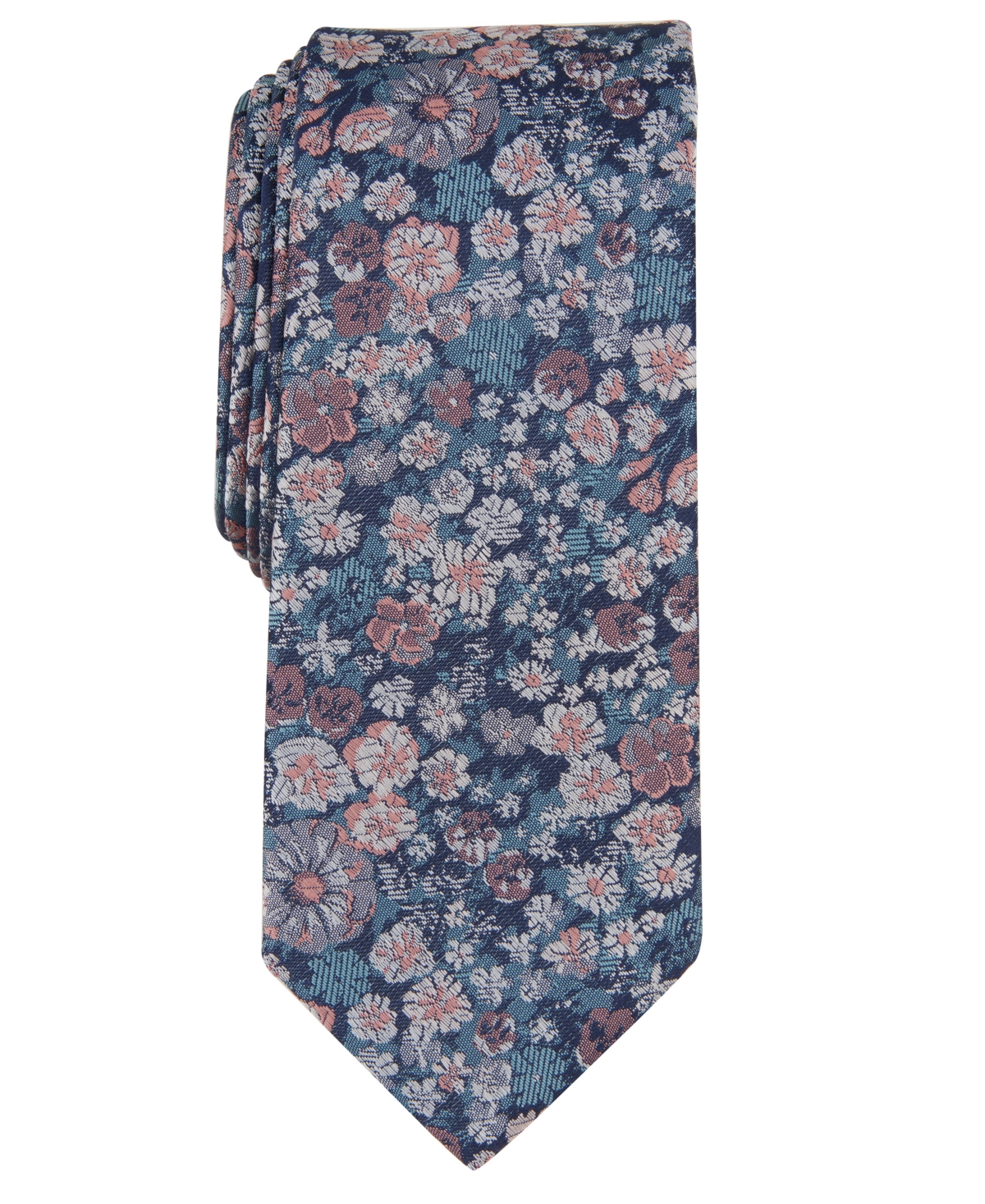 Men's Charland Floral Tie, Created for Macy's - Peach