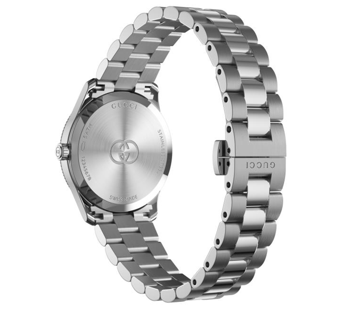 Shop Gucci Women's Swiss G-timeless Diamond (1/8. Ct. T.w.) Stainless Steel Bracelet Watch 29mm In No Color