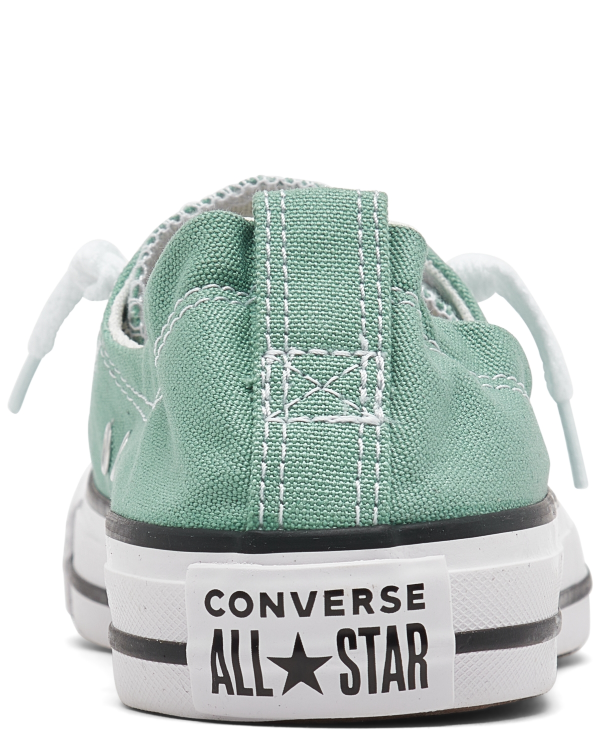 Shop Converse Women's Chuck Taylor All Star Shoreline Low Casual Sneakers From Finish Line In Herby,white,black