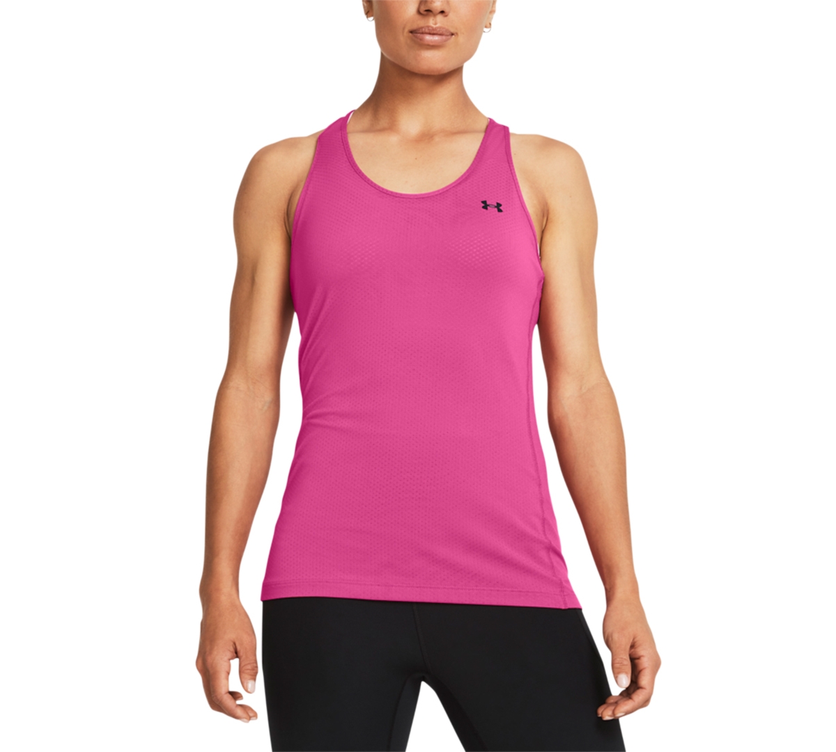 Under Armour Women's Fitted Racerback Tank Top -/ / Black