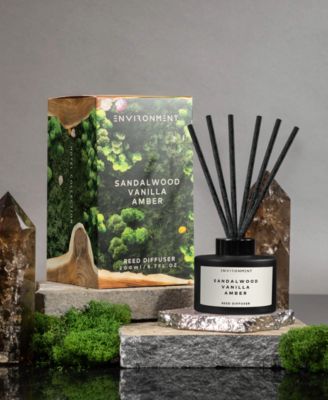 Sandalwood, Vanilla & Amber Diffuser (Inspired by 5-Star Luxury Hotels), 6.7 oz.