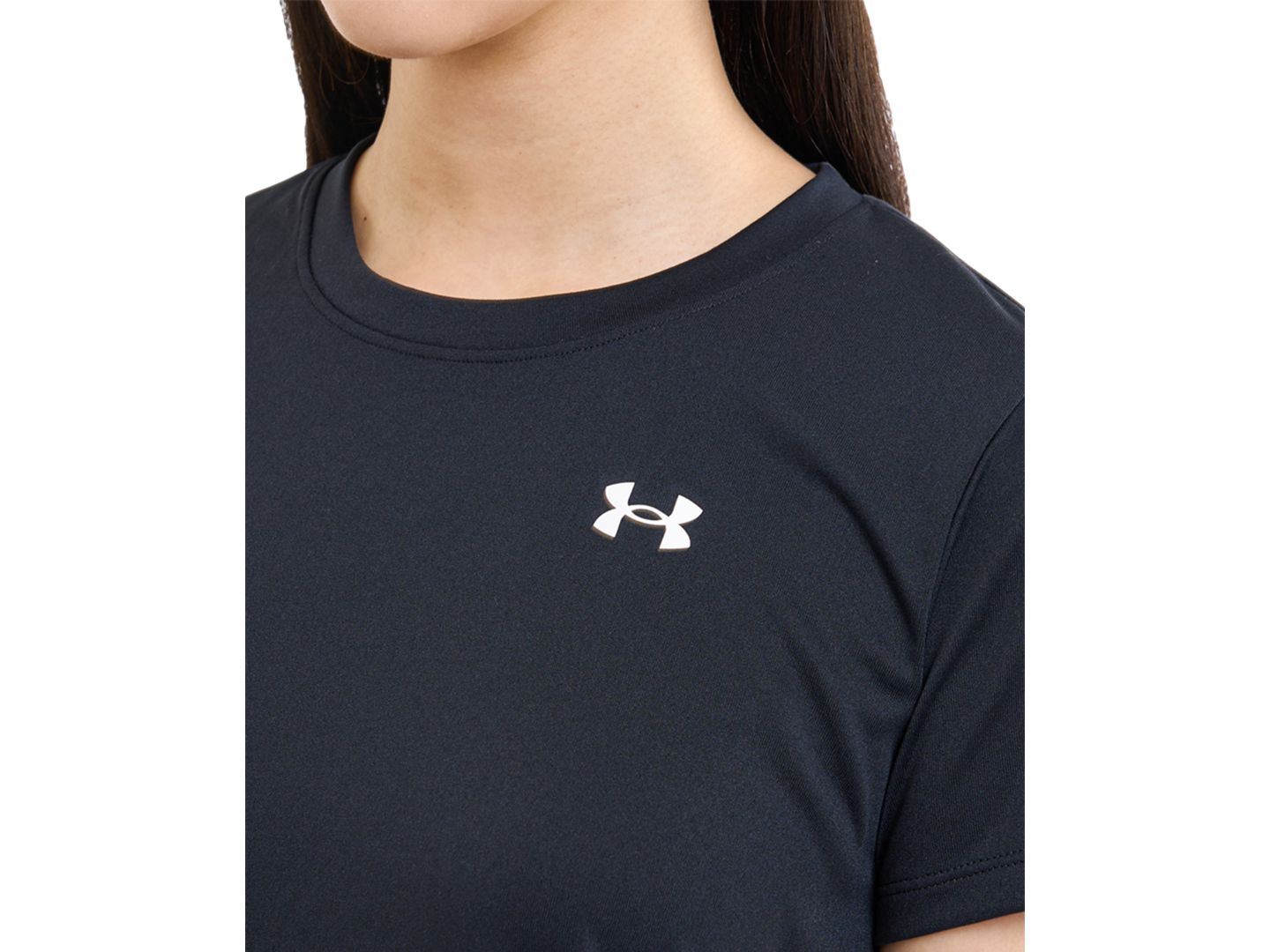 Женская футболка Under Armour UA Tech Short-Sleeve T-Shirt, цвет: Чёрный — фото 3