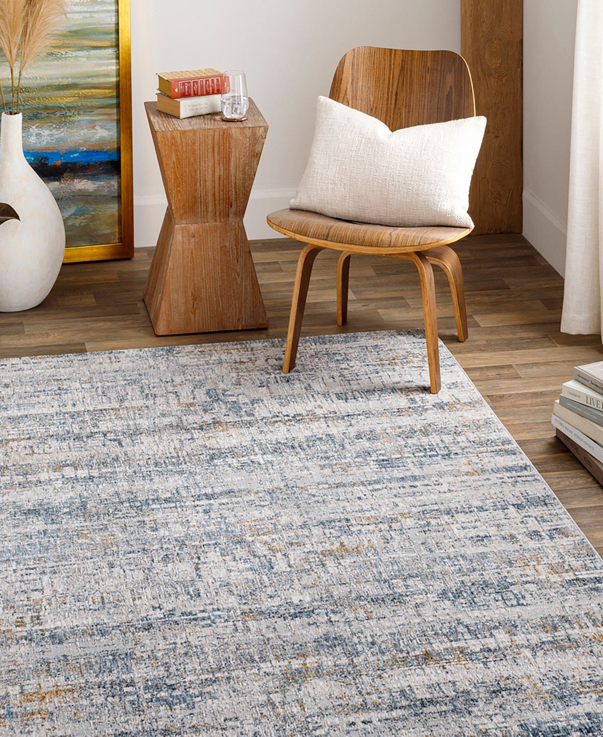 Surya Carmel Crl-2308 6'7x9'6 Area Rug In Gray-brown