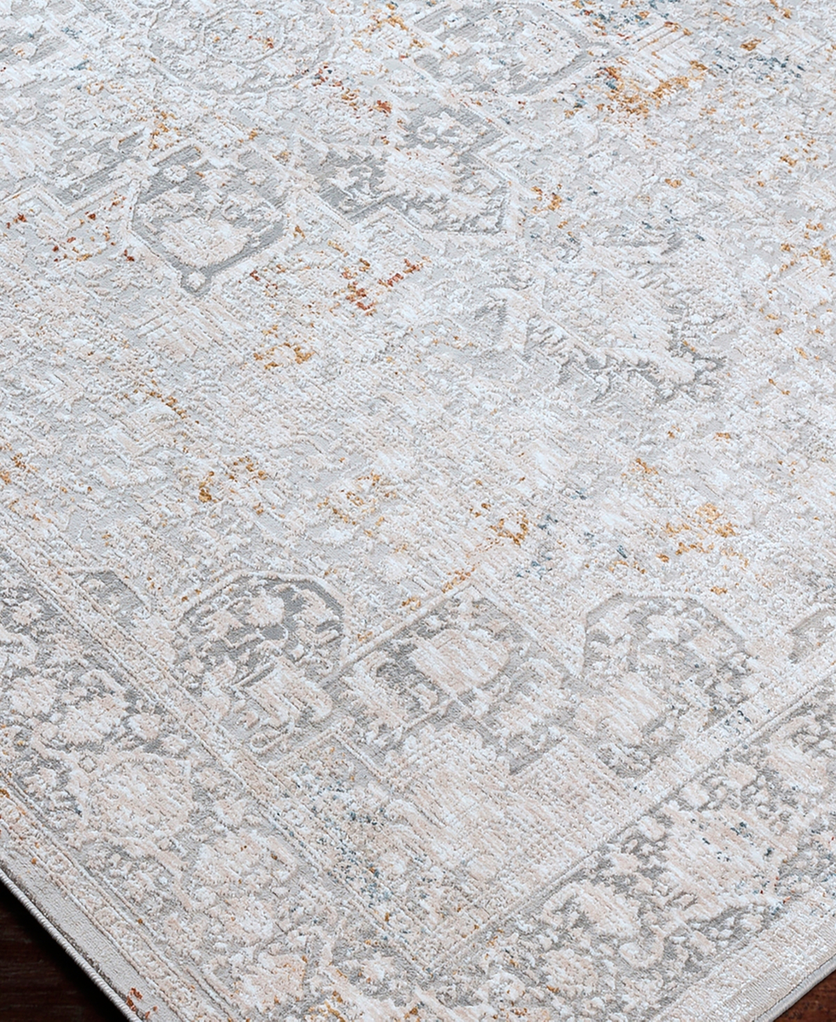 Surya Carmel Crl-2312 7'10x10' Area Rug In Silver
