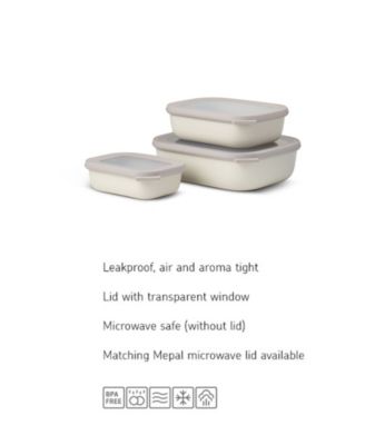 Cirqula 3Pc. Rectangular Shallow Multi Bowl Set