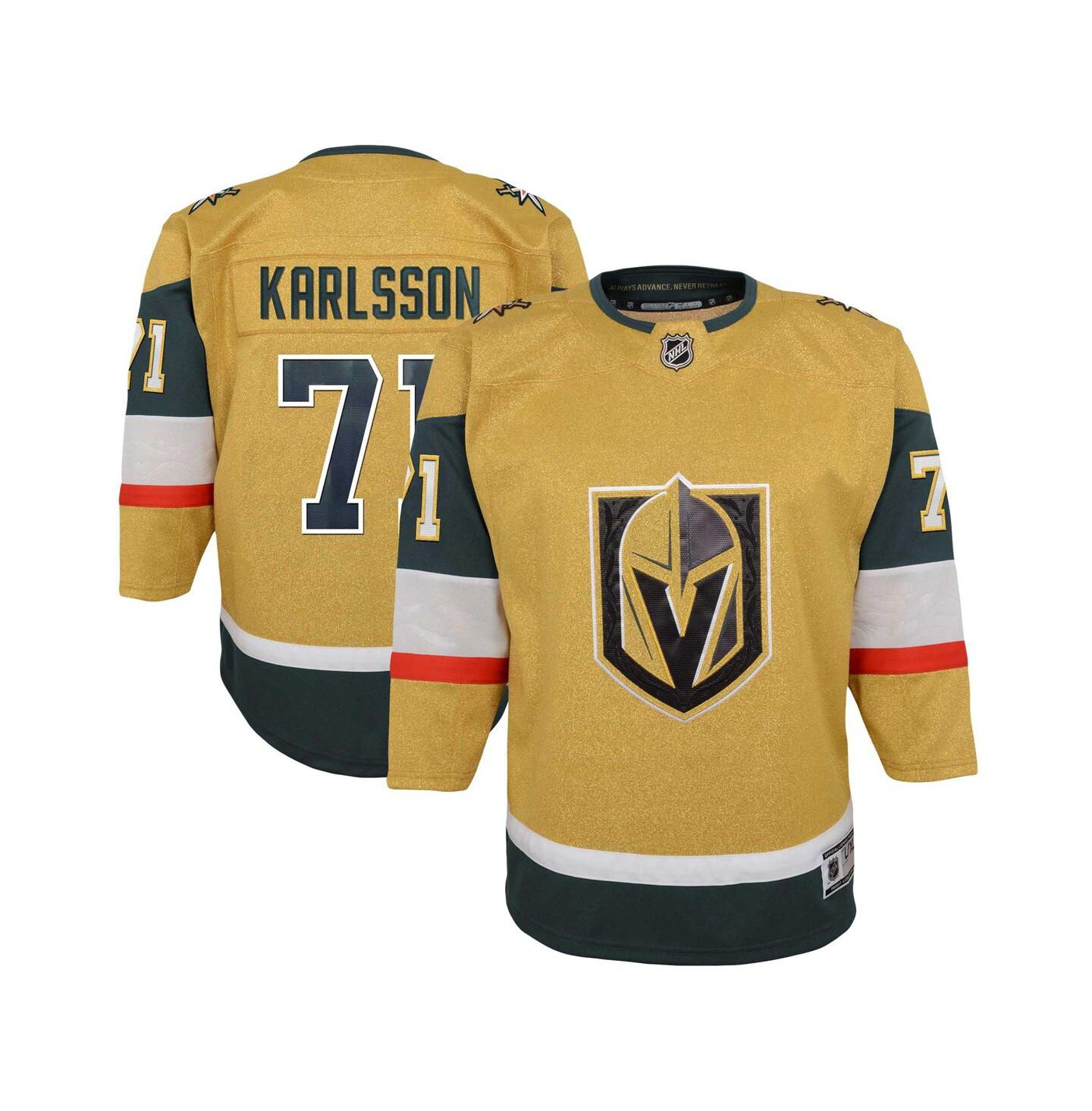 Детский топ Outerstuff William Karlsson Gold Vegas Golden Knights Home Premier Player Jersey — фото 1