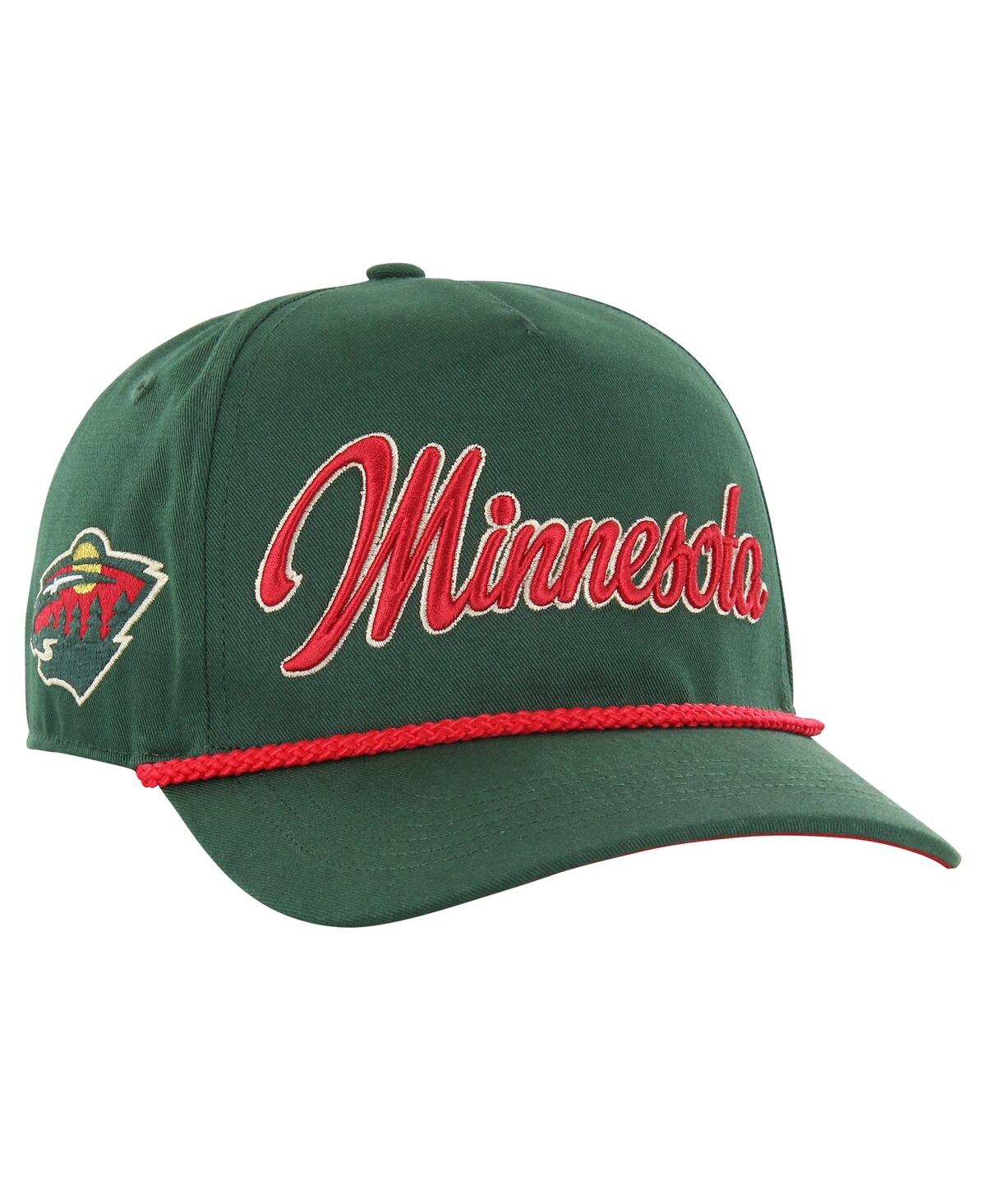 47 Men's Green Minnesota Wild Overhand Logo Side Patch Hitch Adjustable Hat - Green