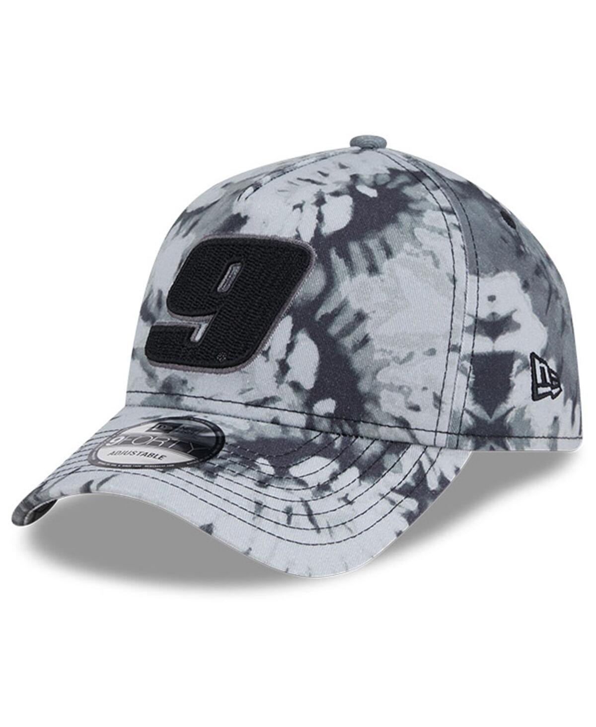 NEW ERA MEN'S BLACK CHASE ELLIOTT VICTORY BURNOUT 9FORTY ADJUSTABLE HAT 