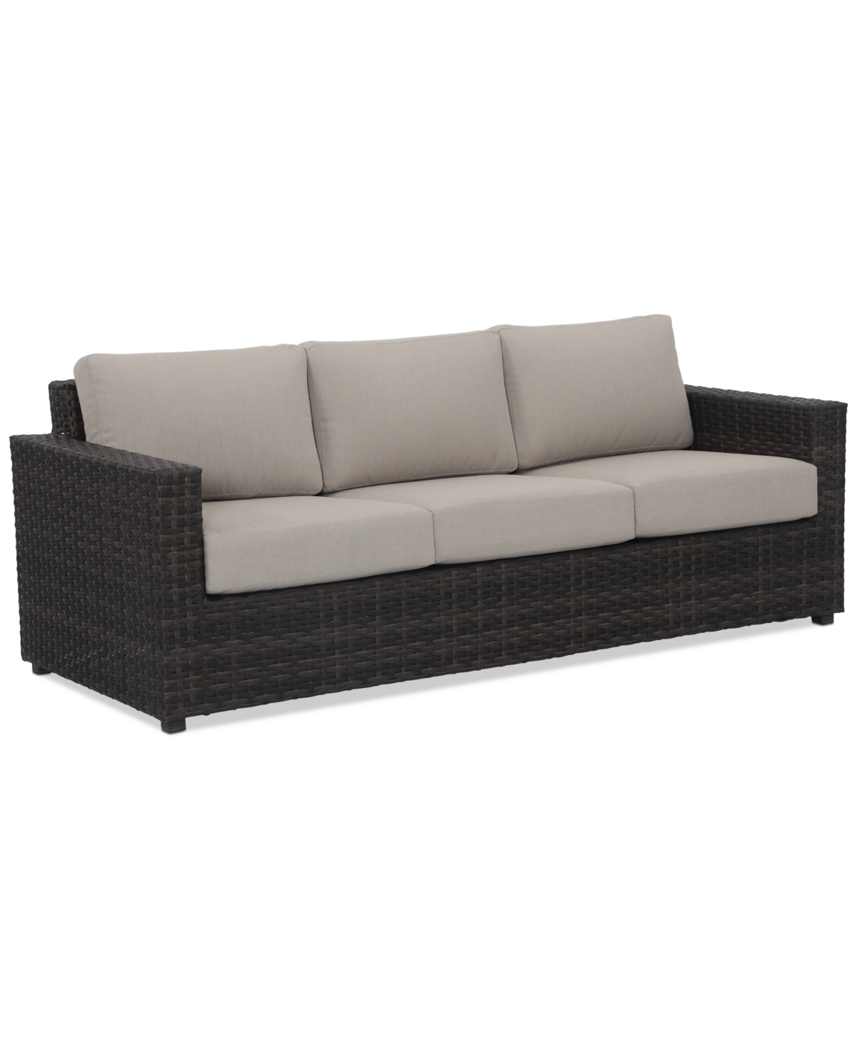 Macy's Ember Outdoor Sofa In Beige
