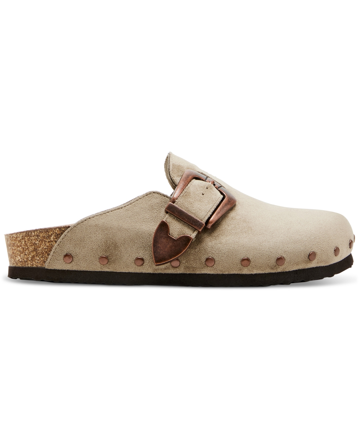 Madden Girl Ppepper Buckle Detailed Western Clogs