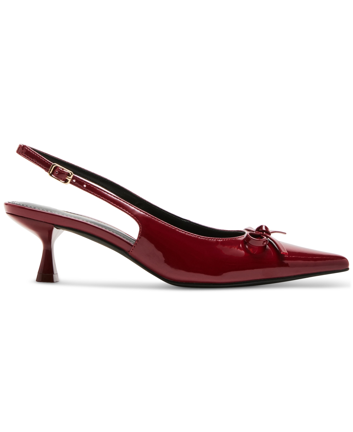 Madden Girl Vogue Bow Slingback Kitten-Heel Pumps