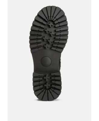 Kasper Womens Suede Chunky high ankle Lug Boots