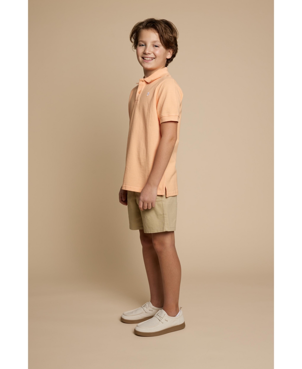 B by Brooks Brothers Big Boys Short Sleeve Pique Polo Shirt